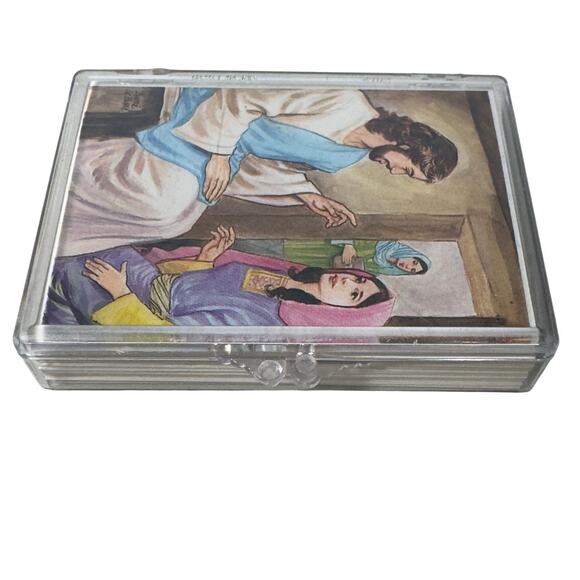 Premier Edition Bible Cards 1992 Spencer Publications 50 Cards - Picture 6 of 6